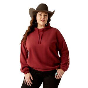 Ariat Essential Logo Hoodie Ladies Medium - Burnt Russett - NEW